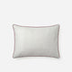 Sunday Citizen Mare Silky Lyocell Pillowcase in Misty Blue - White