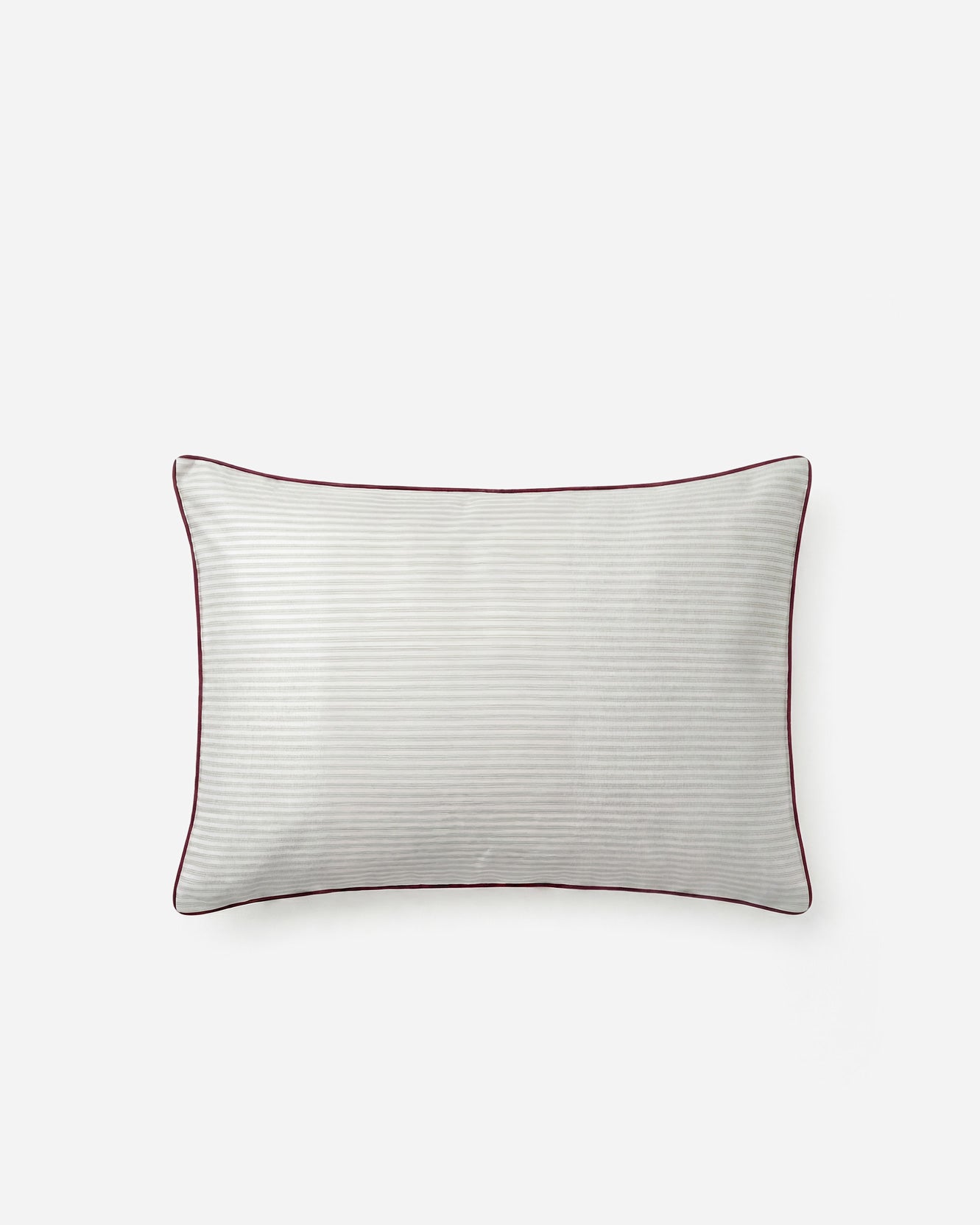 Sunday Citizen Mare Silky Lyocell Pillowcase in Misty Blue - White
