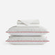 Sunday Citizen Mare Silky Lyocell Sheet. Set in Misty Blue - White