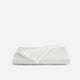 Sunday Citizen Mare Silky Lyocell Top Sheet in Misty Blue - White