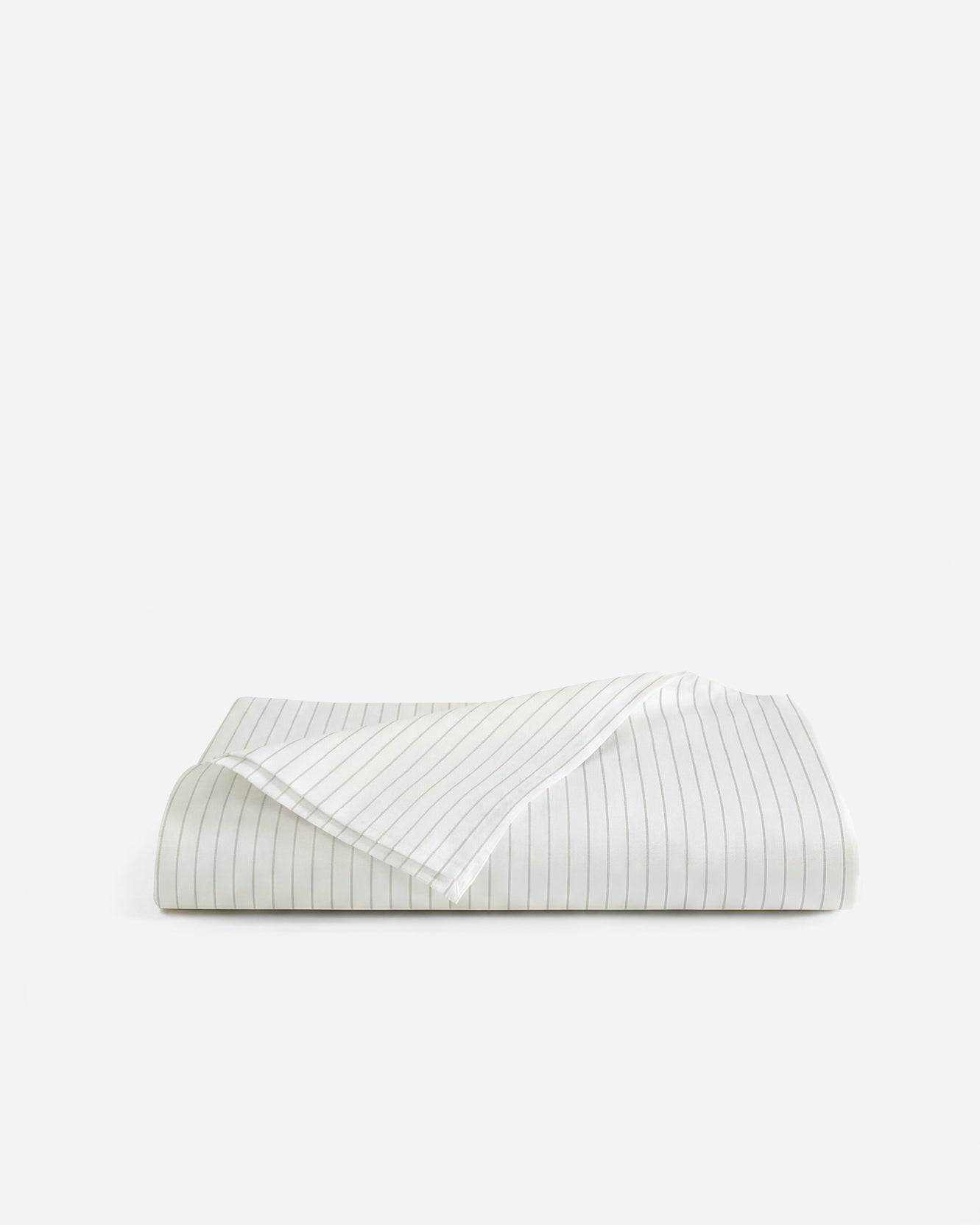 Sunday Citizen Mare Silky Lyocell Top Sheet in Misty Blue - White