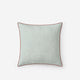 Sunday Citizen Mare Throw Pillow in Misty Blue - Off White