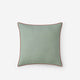 Sunday Citizen Mare Throw Pillow in Misty Blue - Off White
