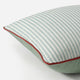 Sunday Citizen Mare Throw Pillow in Misty Blue - Off White
