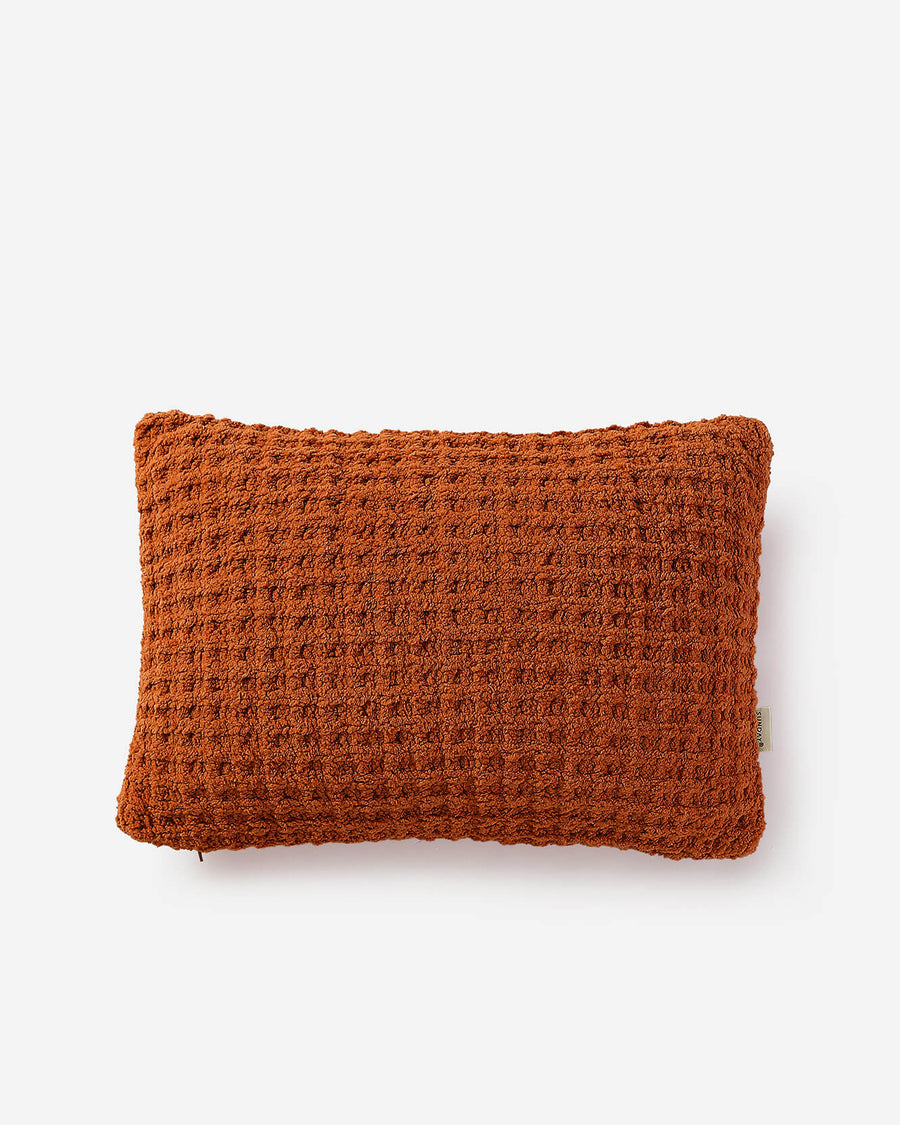 Sunday Citizen Mini Waffle Pillow in Cinnamon Stick