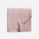 Sunday Citizen Muslin Beach Blanket in Dusty Rose