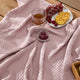 Sunday Citizen Muslin Beach Blanket in Dusty Rose