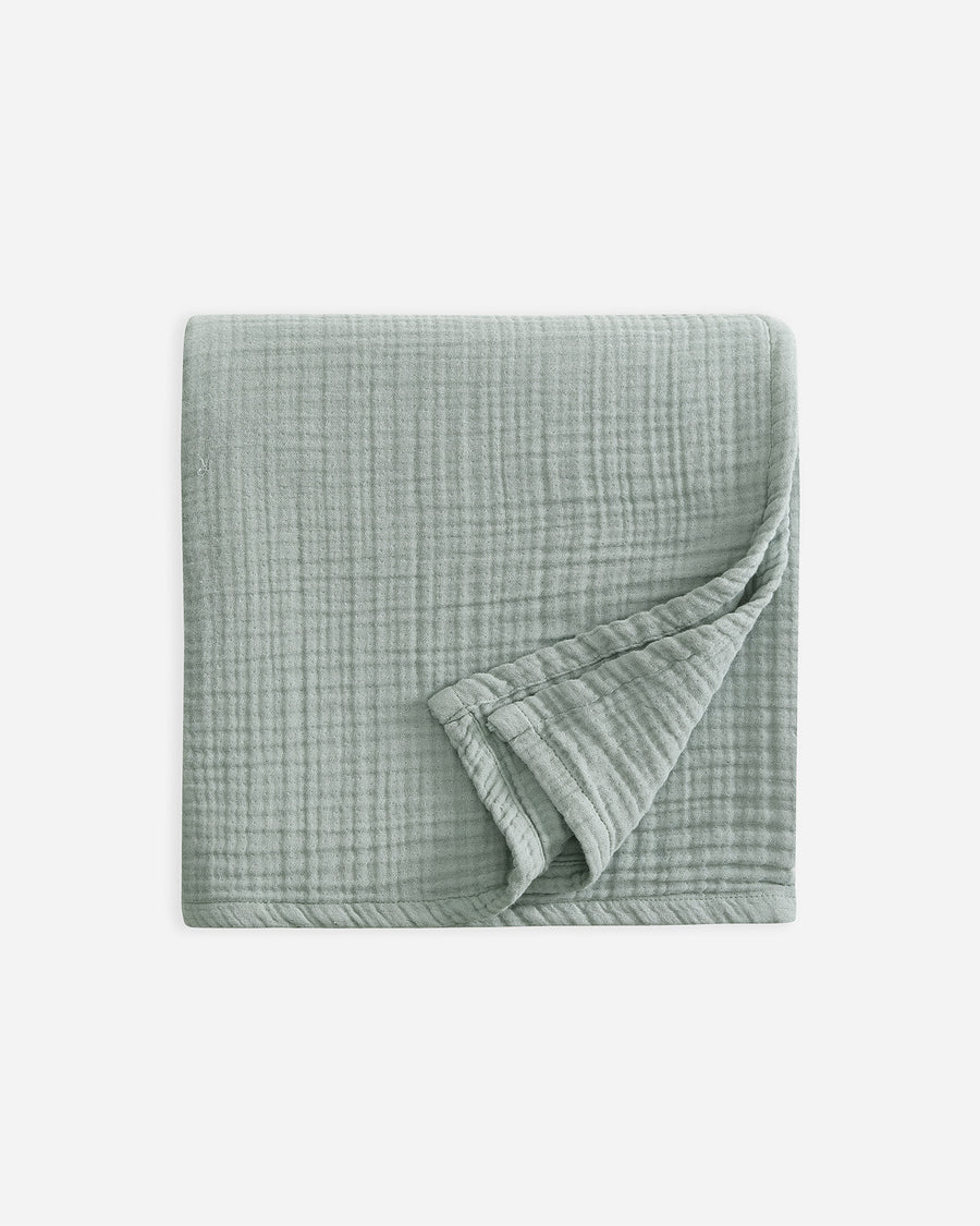 Sunday Citizen Muslin Beach Blanket in Jade