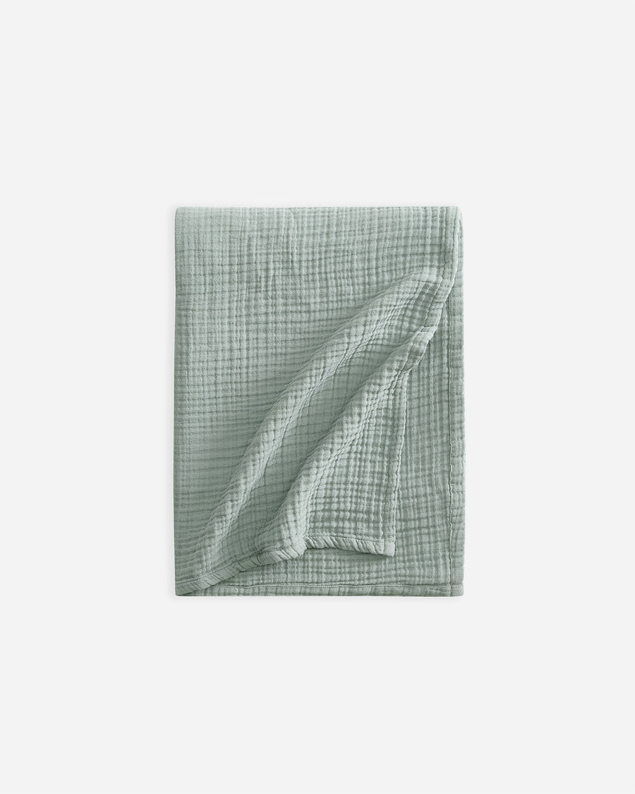 Sunday Citizen Muslin Throw in Jade  