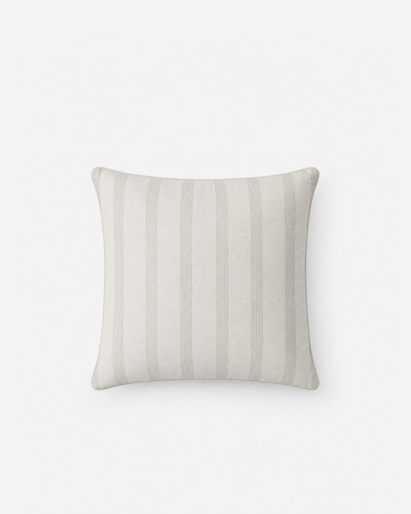 Sunday Citizen Nebbia Throw Pillow in White - Cloud Grey