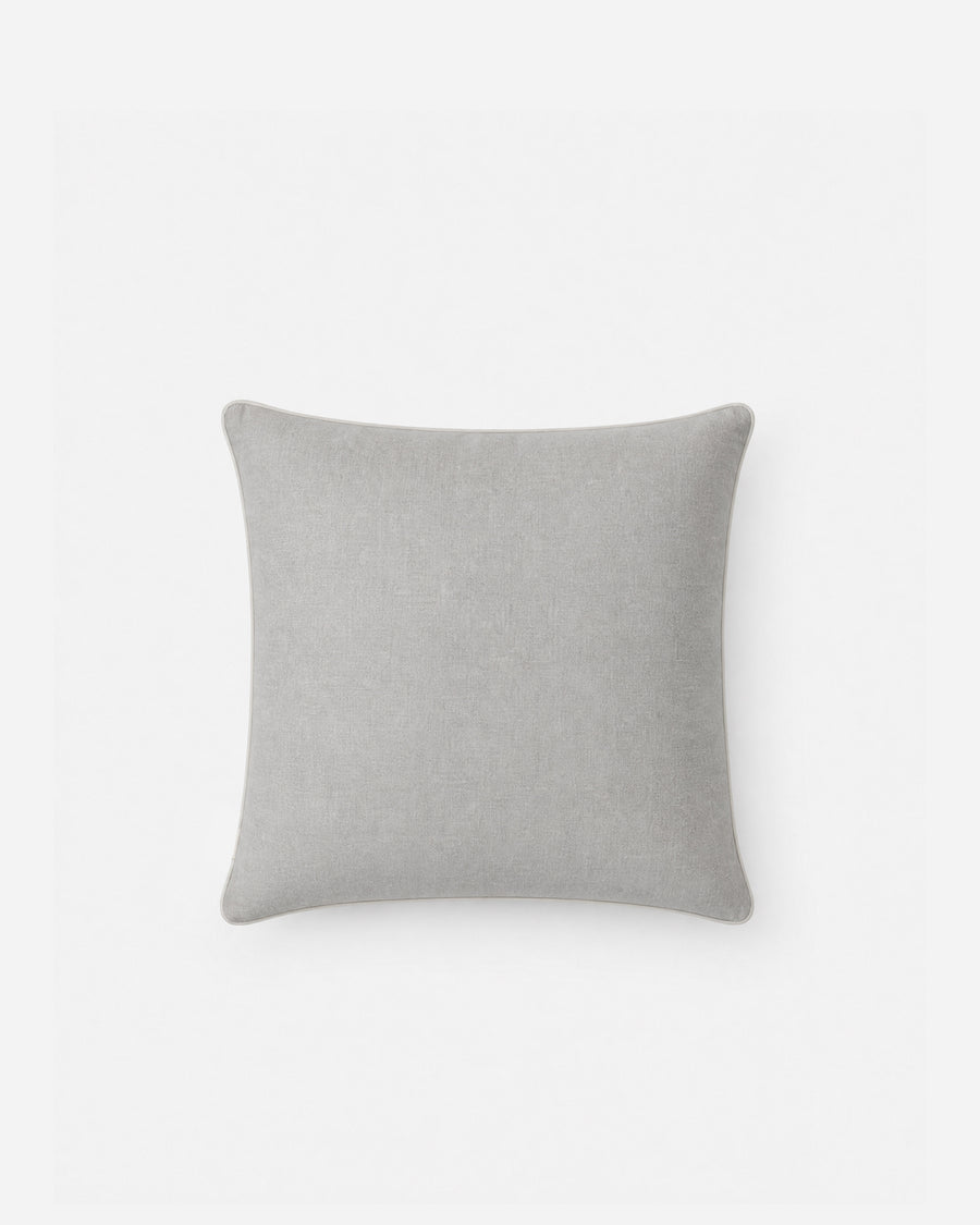 Sunday Citizen Nebbia Throw Pillow in White - Cloud Grey