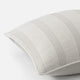 Sunday Citizen Nebbia Throw Pillow in White - Cloud Grey