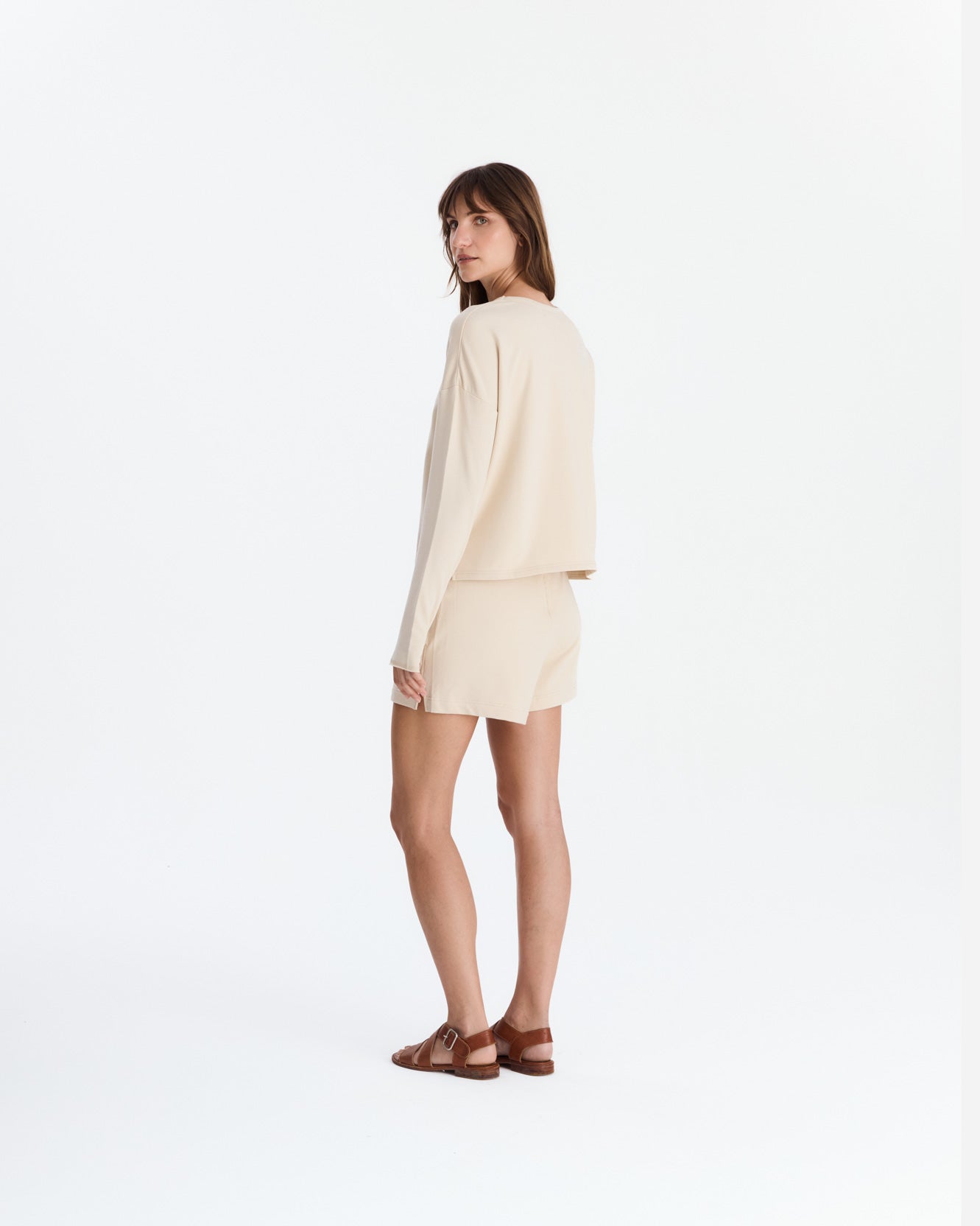 Organic French Terry Long-Sleeved Top | Sunday Citizen