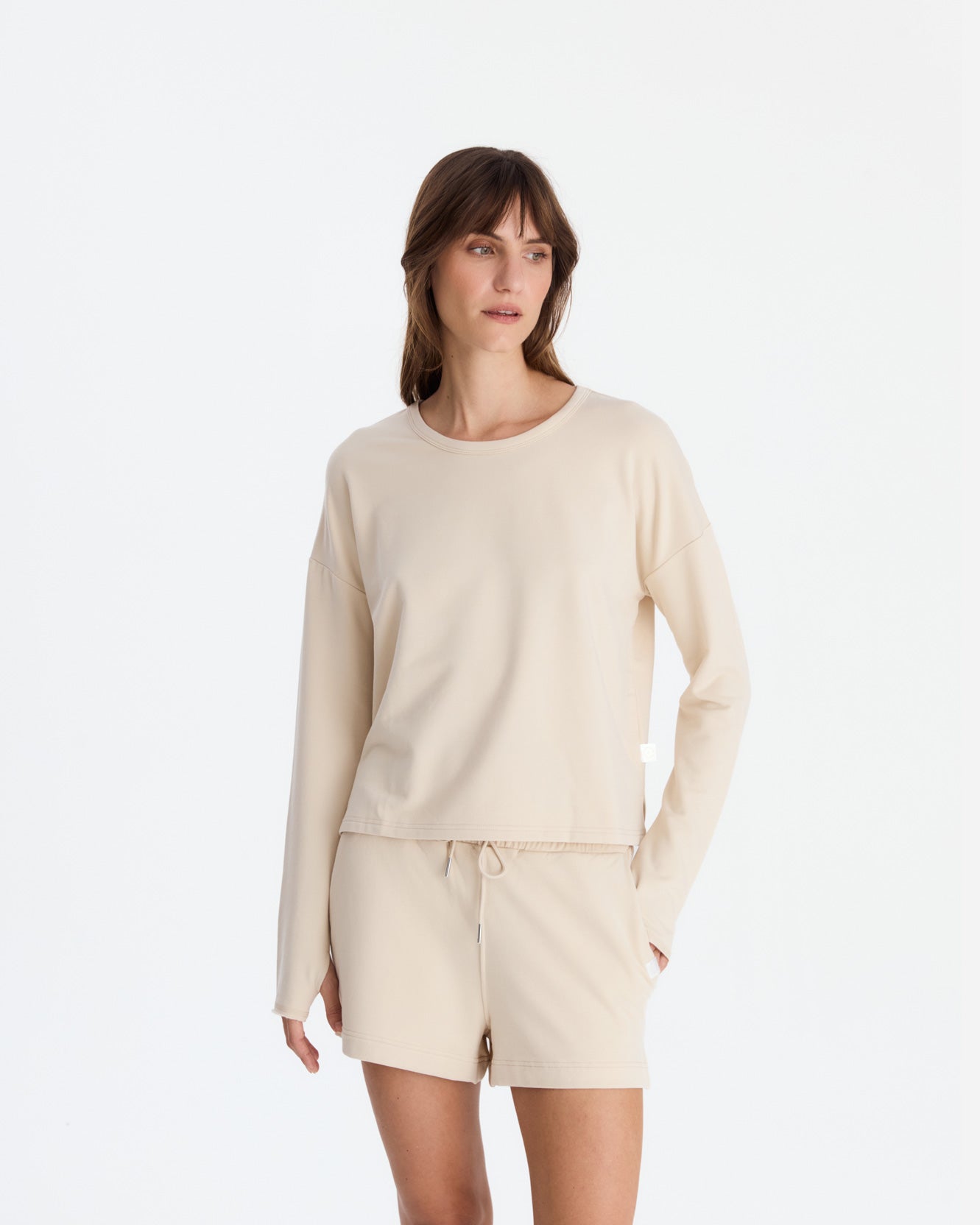 Organic French Terry Long-Sleeved Top | Sunday Citizen