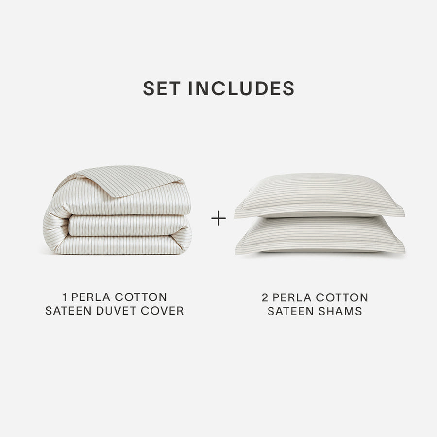 Sunday Citizen Nebbia Throw Pillow in White - Cloud Grey