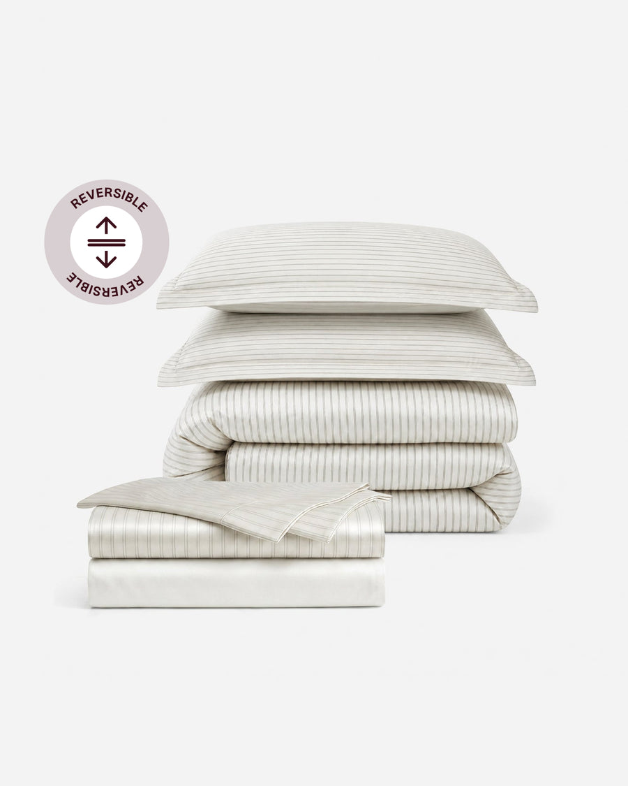 Image of Perla Reversible Cotton Sateen Move In Bundle