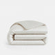 Perla Reversible Cotton Sateen Duvet Cover