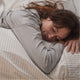 Sunday Citizen Perla Cotton Sateen Duvet Cover in White - Cloud Grey