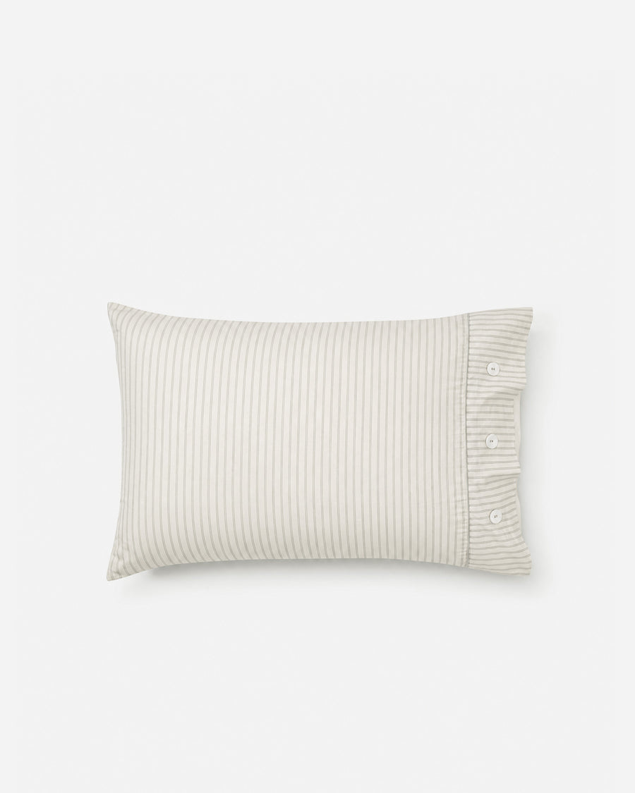 Image of Perla Reversible Cotton Sateen Pillowcases