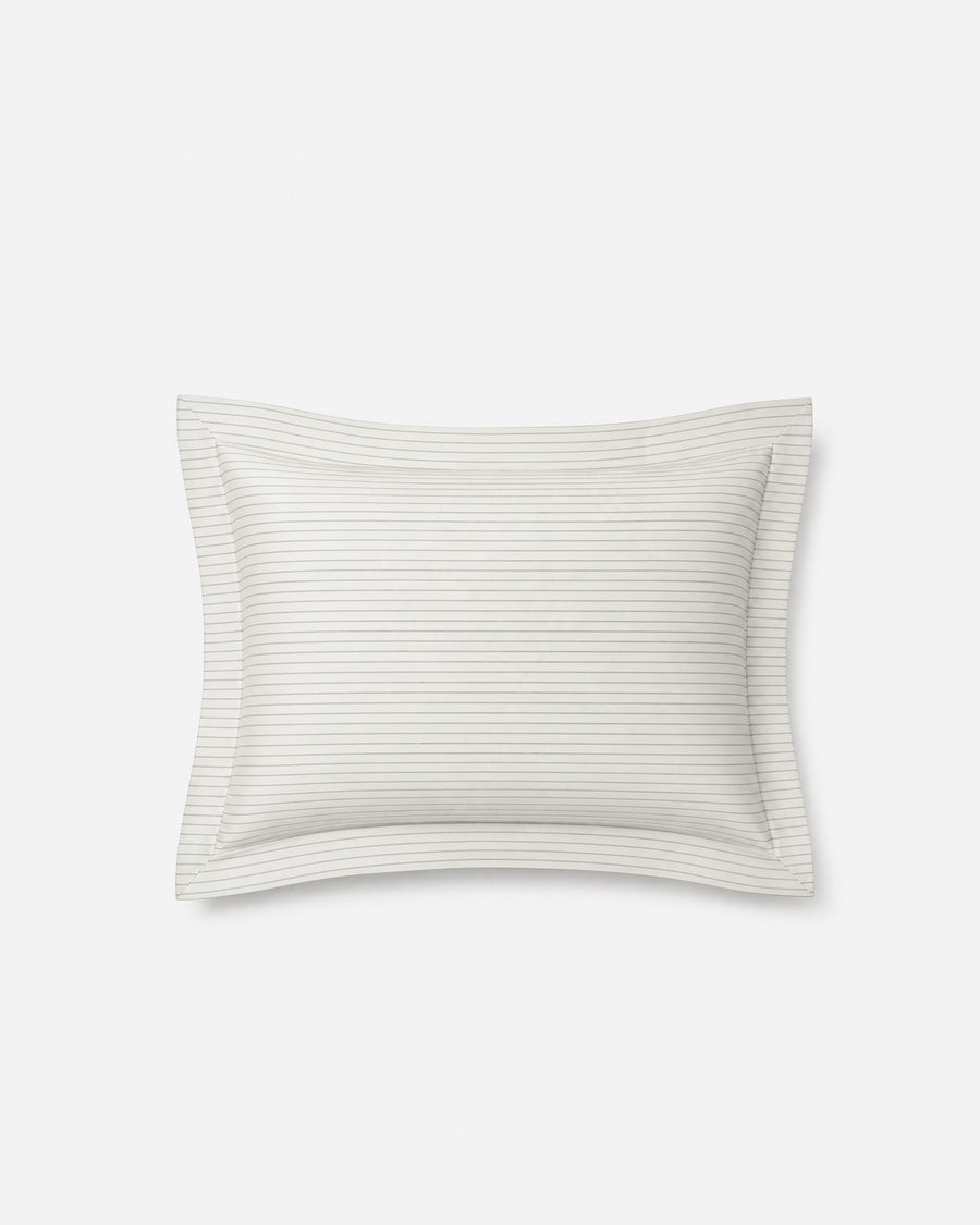 Image of Perla Reversible Cotton Sateen Sham Set