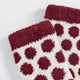 Snug Polka Dots Socks Deep Burgundy