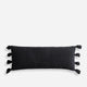 Sunday Citizen Pom Pom Lumbar Pillow in Black