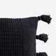 Sunday Citizen Pom Pom Lumbar Pillow in Black