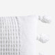 Sunday Citizen Pom Pom Lumbar Pillow in Off White