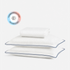 Sunday Citizen Porto Cooling Lumiere Sheet Set in White - Midnight