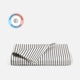 Sunday Citizen Porto Cooling Lumiere Top Sheet in White - Midnight