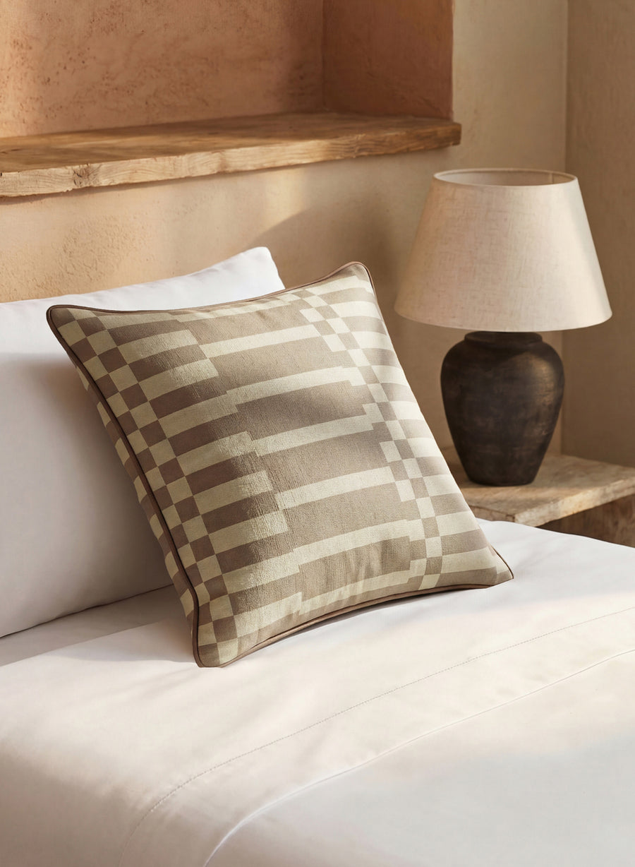 Sunday Citizen Portofino Throw Pillow in Sahara Tan - Taupe