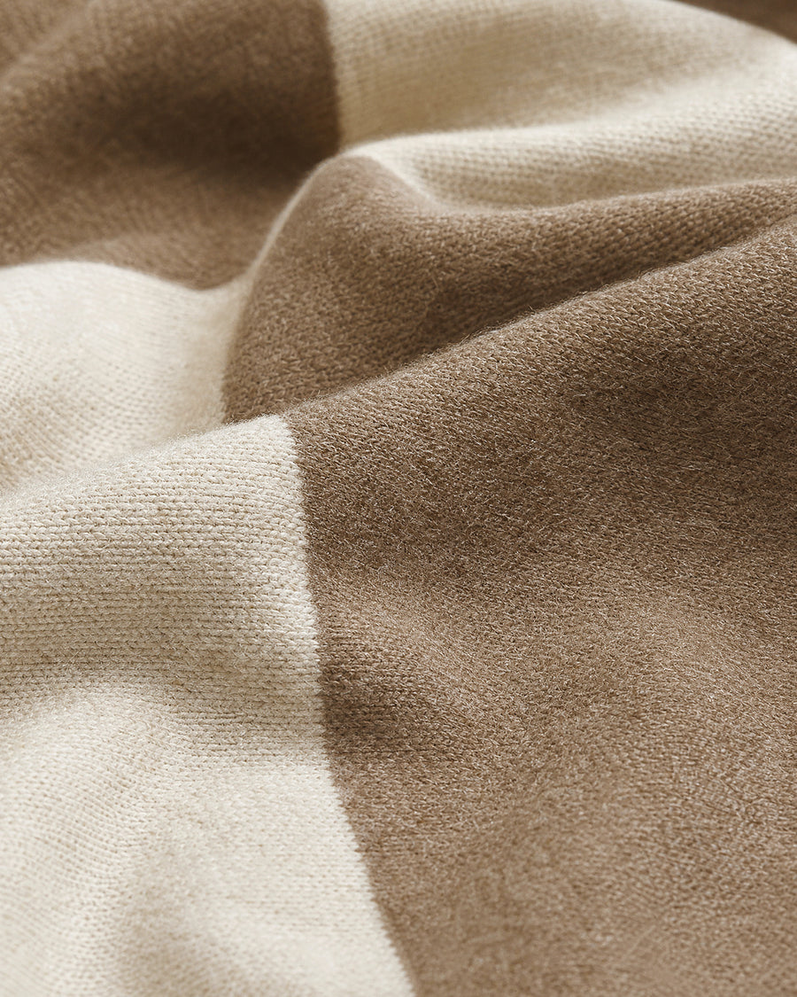 Portofino Cotton Modal Throw Sahara Tan - Taupe