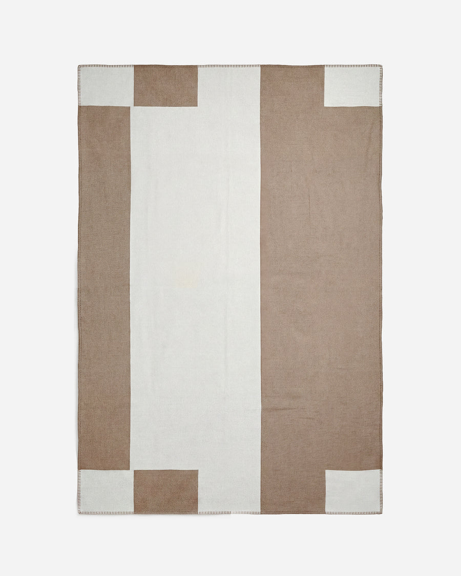 Portofino Cotton Modal Throw Sahara Tan - Taupe