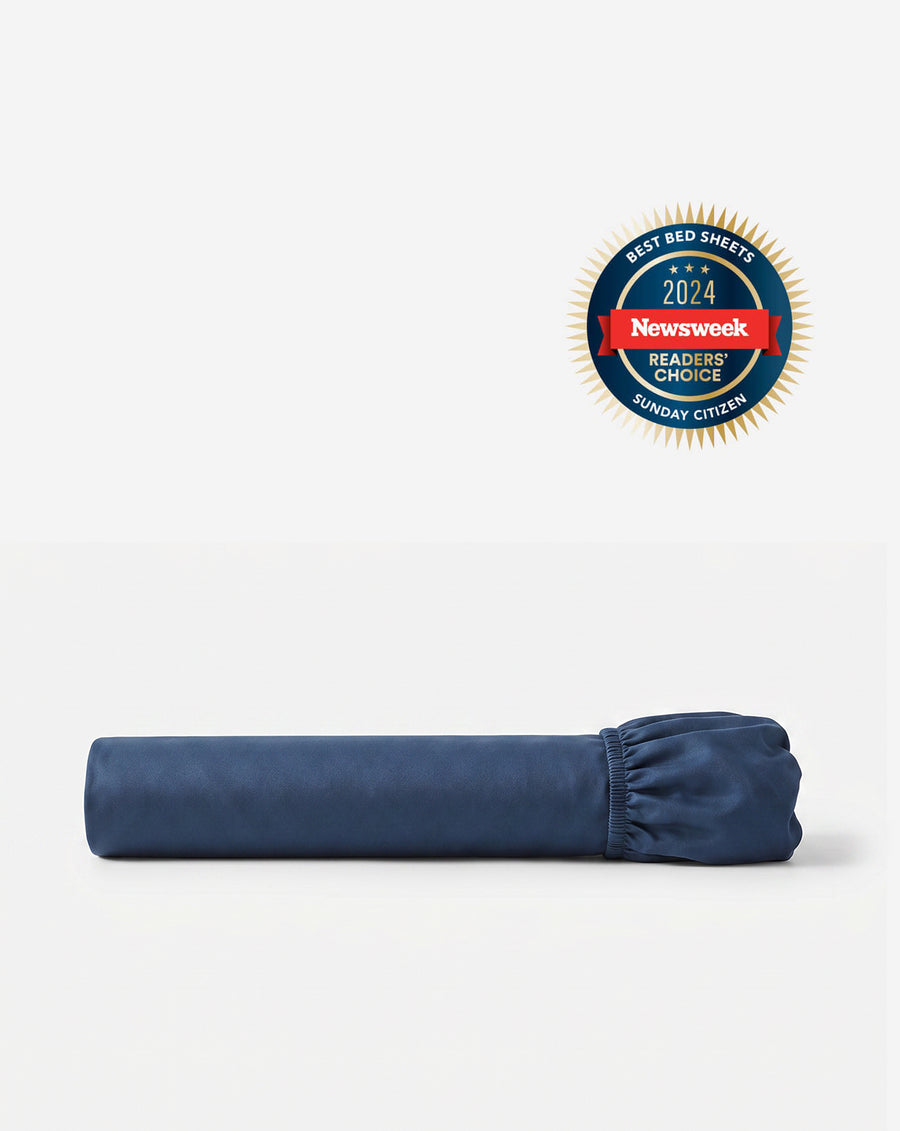 Natural Premium Bamboo Fitted Sheet Midnight