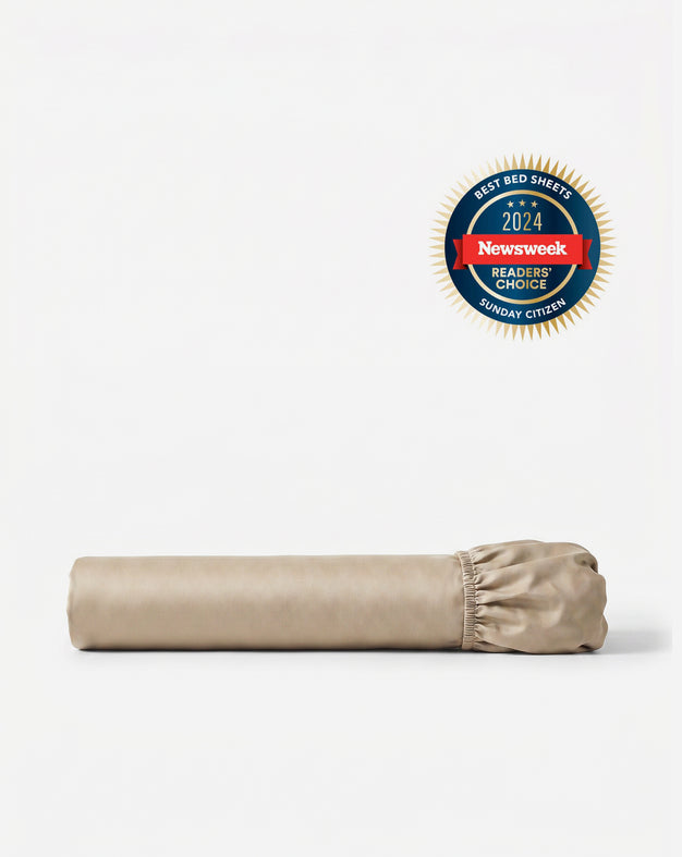 Premium Bamboo Fitted Sheet Taupe
