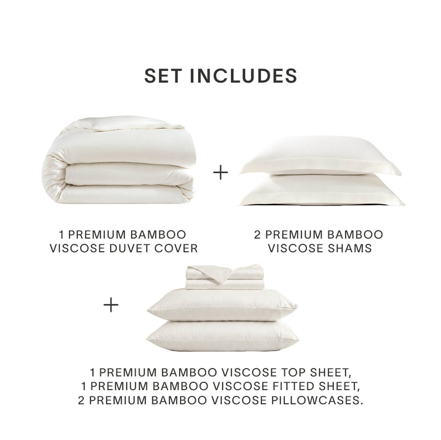 Premium Bamboo Move In Bundle Off White