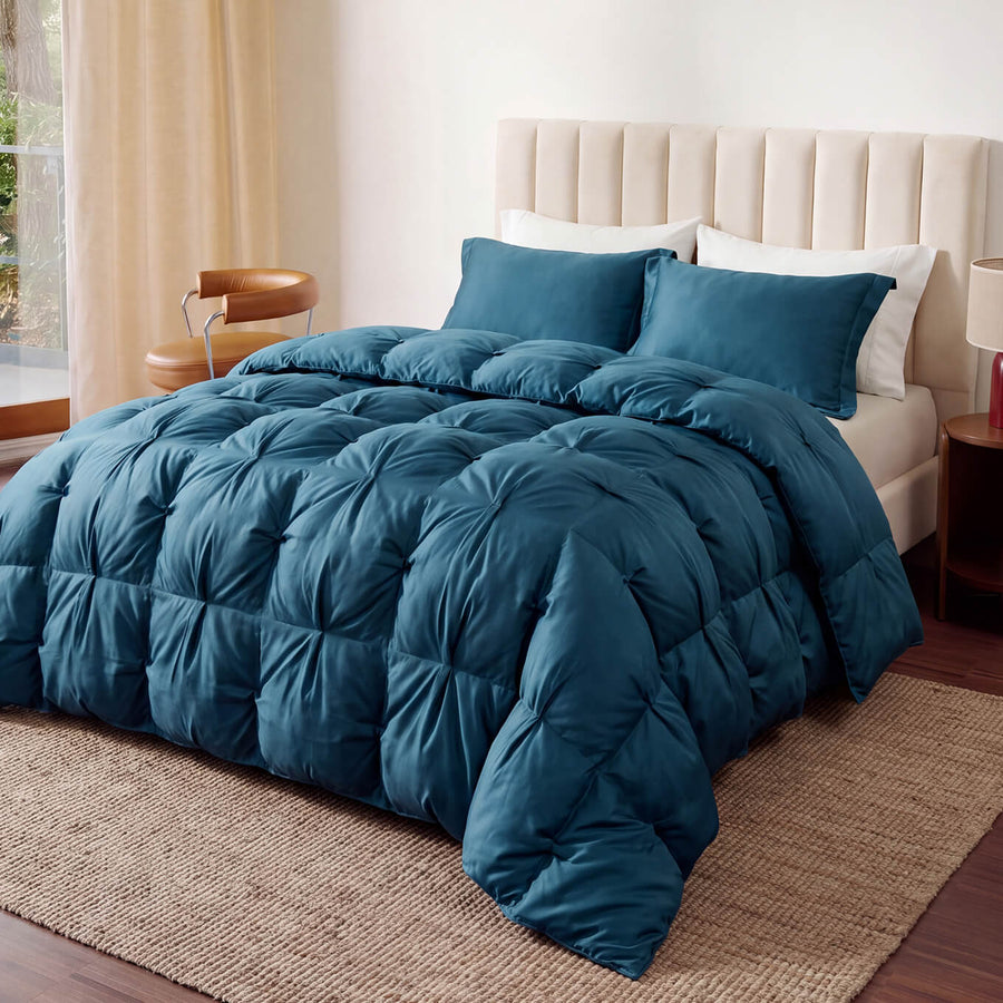 Premium Bamboo Viscose Bubble Comforter Mediterranea
