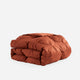 Premium Bamboo Viscose Bubble Comforter Rust