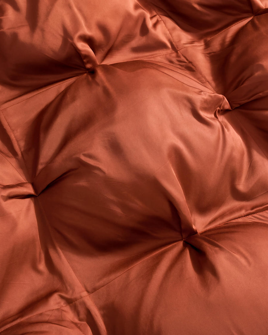 Premium Bamboo Viscose Bubble Comforter Rust