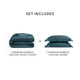 Premium Bamboo Viscose Duvet Bundle mediterranea