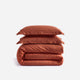 Premium Bamboo Viscose Duvet Bundle  rust