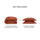 Premium Bamboo Viscose Duvet Bundle  rust