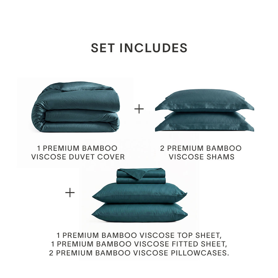 Premium Bamboo Viscose Duvet Move In Bundle Mediterranea