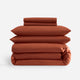 Premium Bamboo Viscose Duvet Move In Bundle Rust