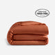 Premium Bamboo Viscose Duvet Cover Rust