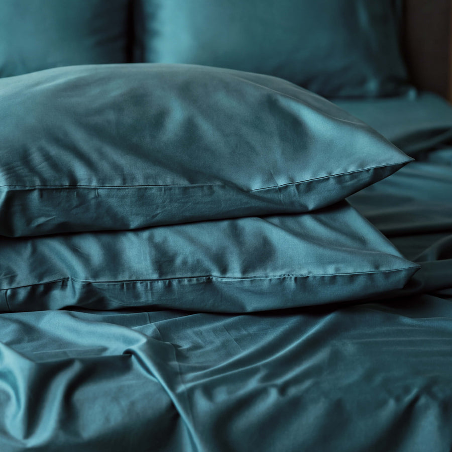 Premium Bamboo Viscose Fitted Sheet Set mediterranea