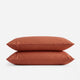 Premium Bamboo Viscose Fitted Sheet Set Rust