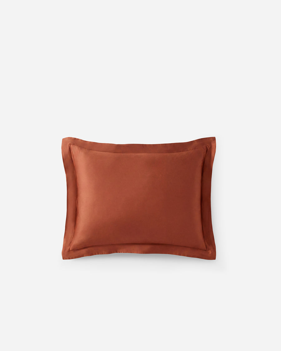 Premium Bamboo Viscose Sham Set rust