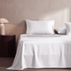 Premium Bamboo Viscose Sheet Set Clear White