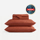 Premium Bamboo Viscose Sheet Set rust